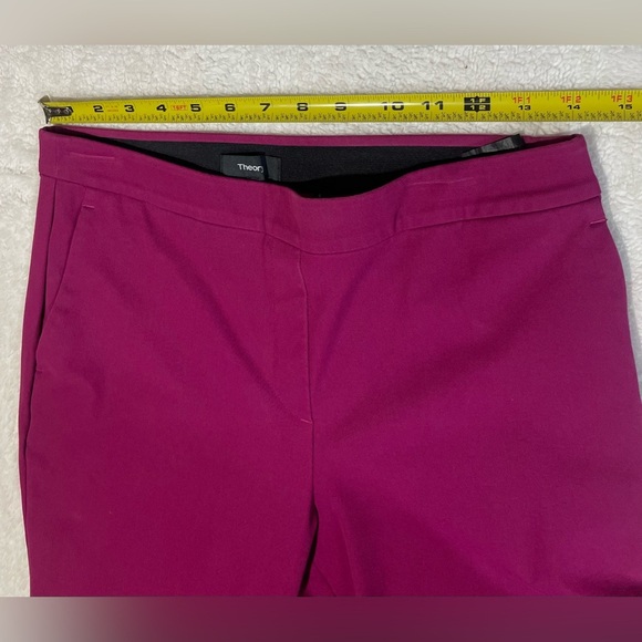 Theory Bimsa Approach Stretch Cropped Pants Size 4 - Picture 8 of 10